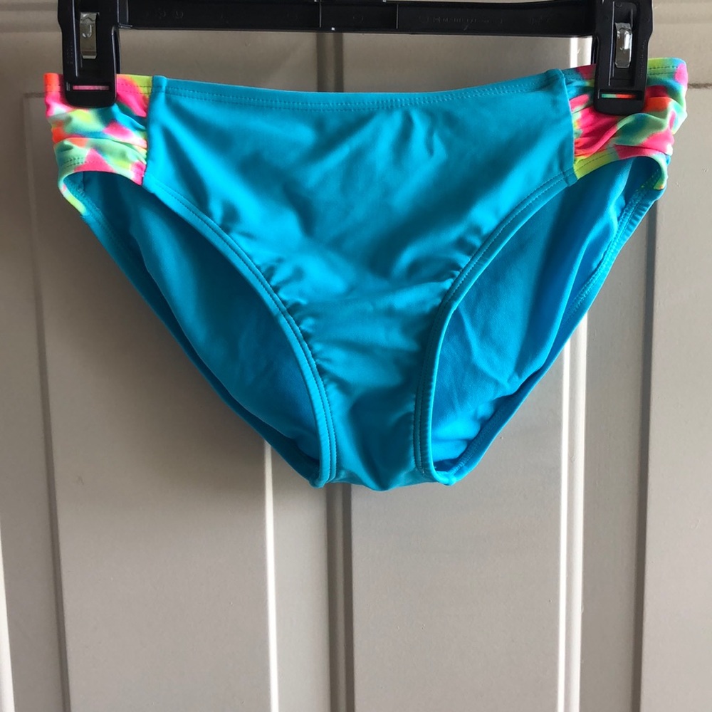 Girls Blue Bikini Bottoms